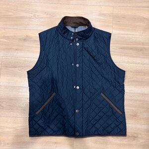 Brooks brothers men’s paddock diamond quilted vest XL